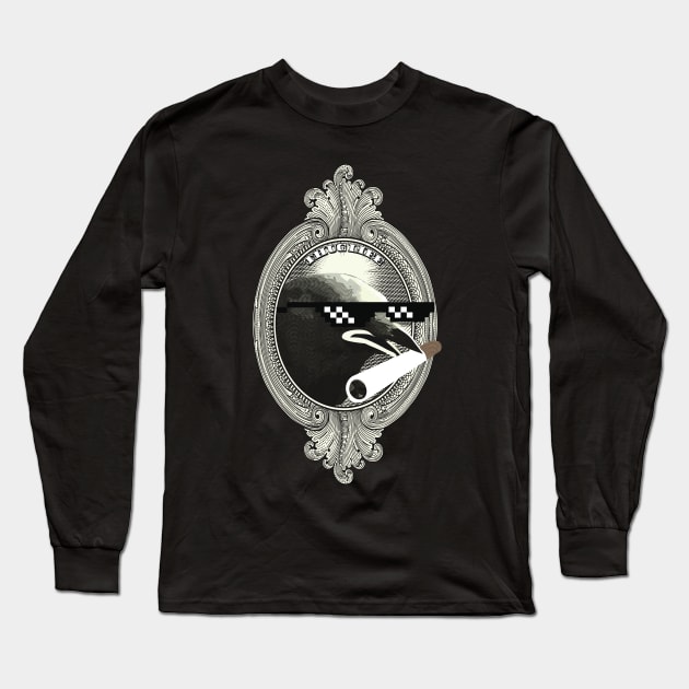 THUG LIFE BIRD Long Sleeve T-Shirt by TheTofuCube